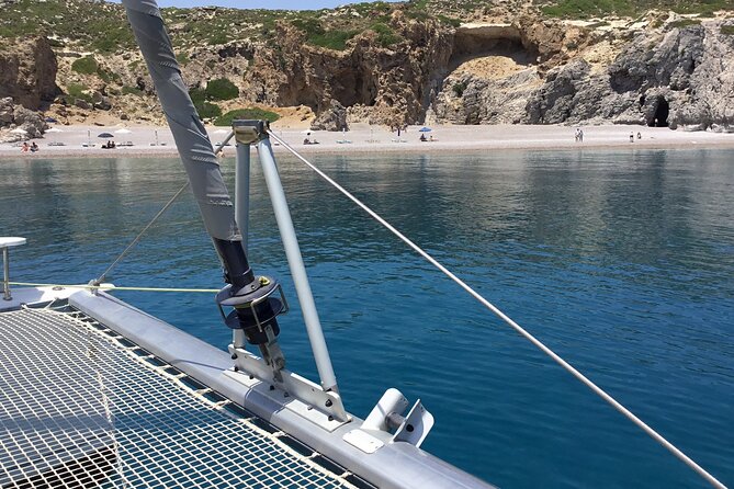 Sailing Catamaran day cruise - Rhodes with lunch & drinks - Who will enjoy this boat day most?