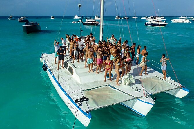 Sailing Catamaran Party to Isla Mujeres from Cancun - Snorkeling at Punta Sam Reef