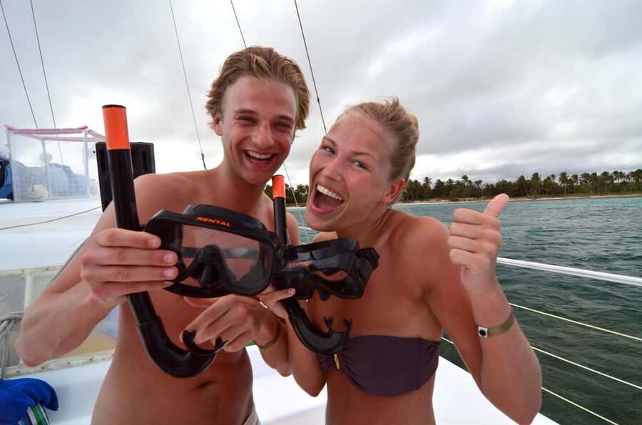 Sailing Splash Tour Speedboat, Snorkel, and Catamaran - Snuba with support from the guides