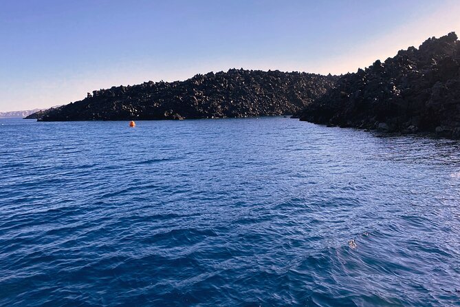 Sailsational Luxury Santorini Catamaran Sunset Cruise with Dinner - The caldera and Santorini’s sulfur hot springs