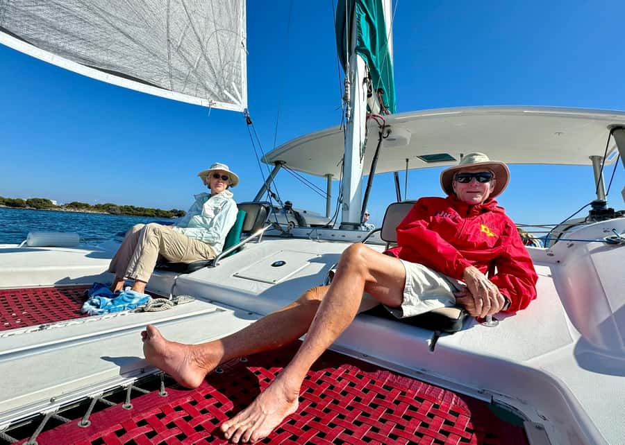 San Diego Bay: 2.5 hour Pure Catamaran Sailing Cruise - The first ten minutes: safety, departure, and getting settled