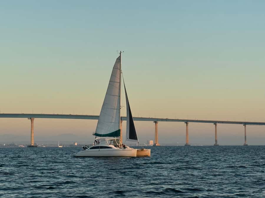 San Diego Bay: 2.5 hour Pure Catamaran Sailing Cruise - Drinks, snacks, and what to bring
