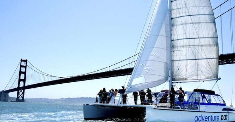 San Francisco: Golden Gate Bridge Catamaran Cruise - Finding Adventure Cat at Pier 39