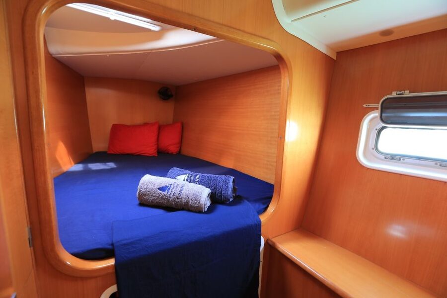 Santorini: 7-Hour Private Catamaran Cruise with Food & Drink - Oia brings the longest swimming and meal stop