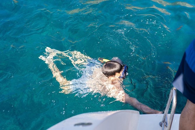 Santorini Adventurous Catamaran Experience with Snorkeling - Circling Santorini Volcano and Palea Kameni