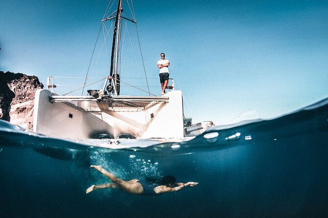 Santorini All-inclusive Private Catamaran Cruise - Why the private format matters on Santorini