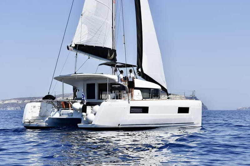 Santorini: All-Inclusive Private Catamaran Experience - Key points at a glance