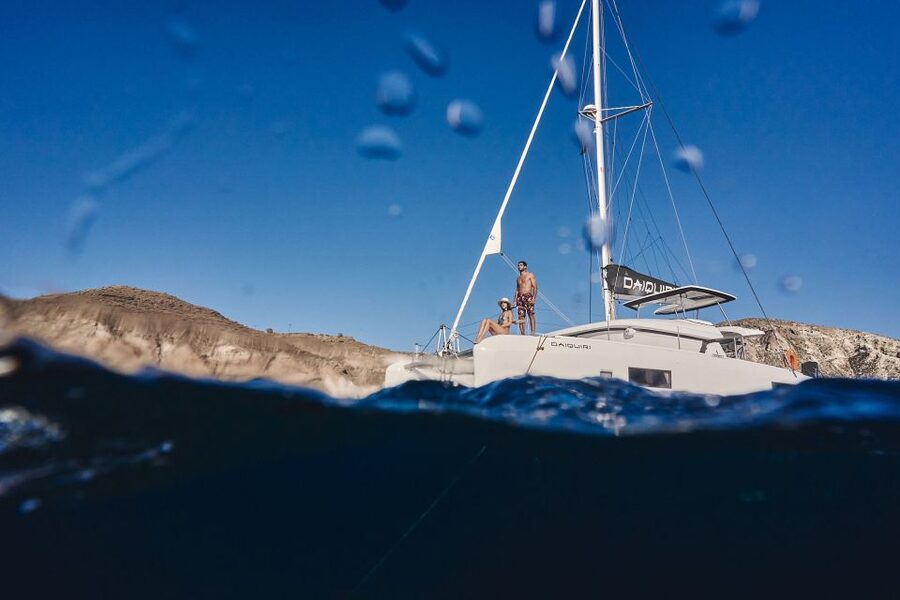 Santorini: Caldera Luxury Catamaran Cruise w/ Meal & Drinks - Why this catamaran makes sense in Santorini