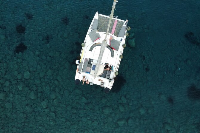 Santorini Catamaran Cruise – 5-Hour Private Sailing Experience - Red Beach: A Dramatic First Stop