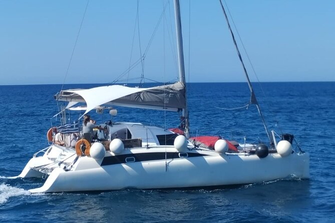 Santorini Catamaran Cruise – 5-Hour Private Sailing Experience - Santorini Volcano Up Close