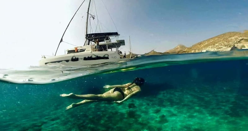 Santorini: Catamaran Cruise with Fresh Meal & Open Bar - Getting from your hotel to Vlychada