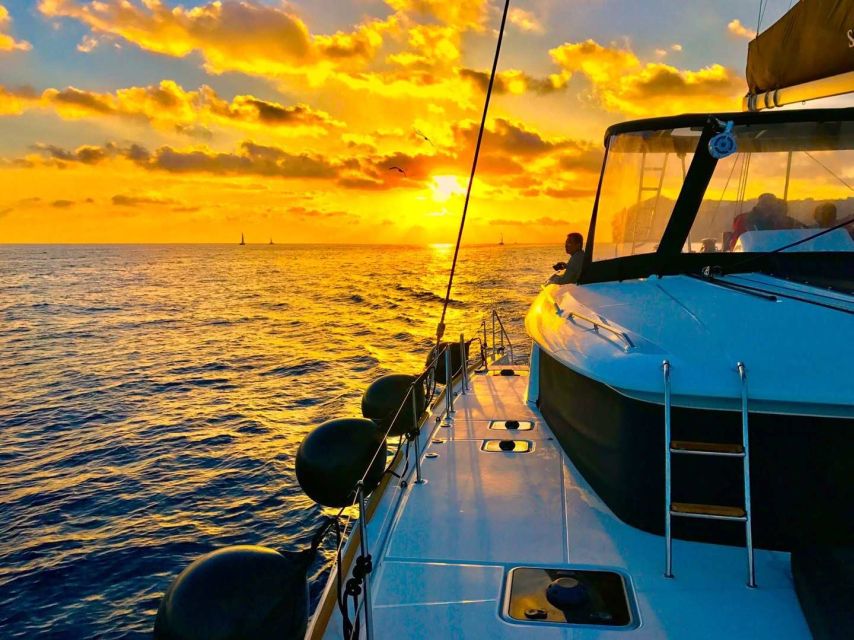 Santorini: Catamaran Cruise with Lunch, Drinks, & Oia Visit - Starting below Oia at Ammoudi Bay