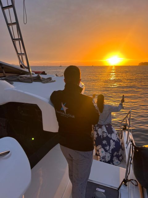Santorini Catamaran Cruise with Swimming, Meal and Open Bar - Key points to know before booking