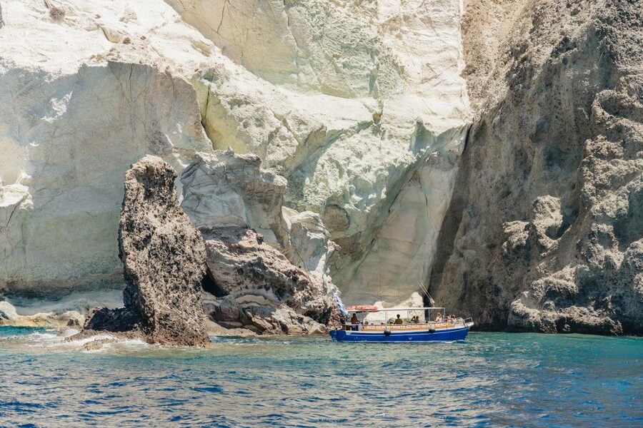 Santorini: Catamaran Tour with BBQ Dinner, Drinks, and Music - Crew service and the practical details that matter