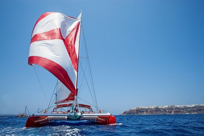 Santorini Cruise on Catamaran with BBQ & Open Bar - The food and drinks on board