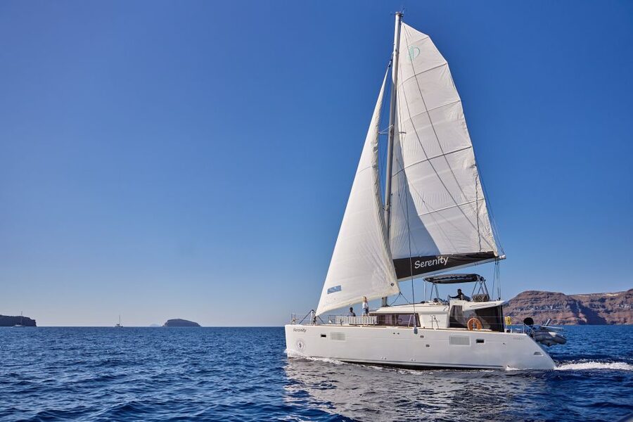 Santorini: Day Luxury Catamaran Cruise with Meal & Drinks - Ammoudi Bay is your gateway to the water