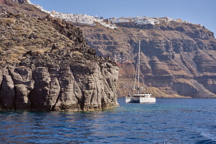 Santorini: Day Luxury Catamaran Cruise with Meal & Drinks - The onboard barbecue is a serious part of the experience