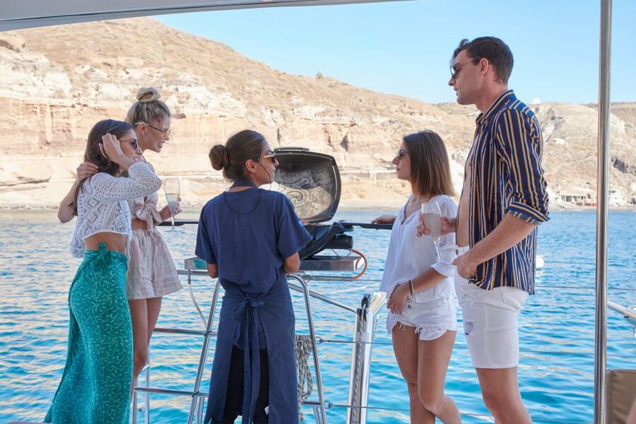 Santorini Gold Catamaran Cruise with Snorkel, BBQ & Open Bar - Should you book the Santorini Gold Catamaran Cruise?
