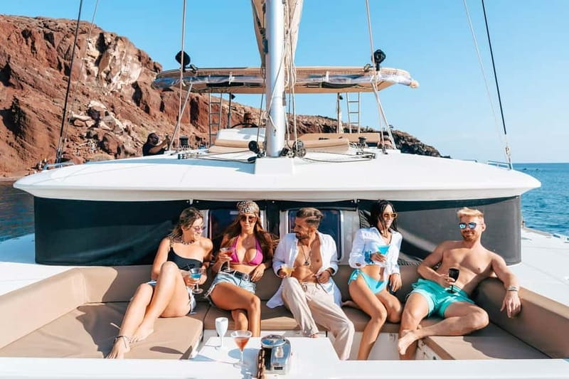 Santorini: Luxury Catamaran Cruise with Lunch, BBQ & Drinks - Why this cruise works well for a Santorini day