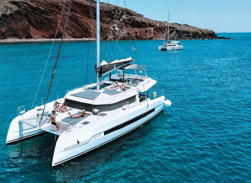 Santorini: Majestic Catamaran Cruise with Meal and Drinks - Key points before you book