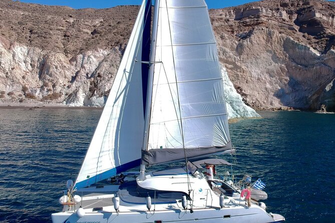Santorini: Premium Small-Group Catamaran Cruise with Food/Drinks - What makes this Santorini cruise worth considering