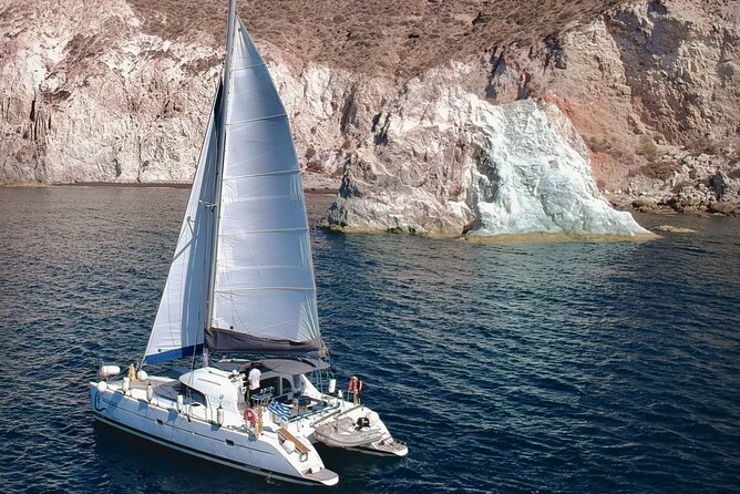 Santorini: Private All-In Catamaran Cruise (Food&Drinks) - Palea Kameni and the Hot Springs