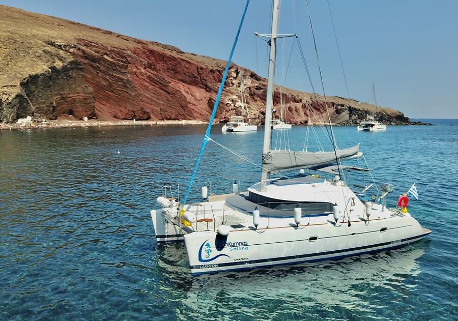 Santorini: Private All-In Catamaran Cruise, with Food|Drinks - Who gets the best value from the $1,060 price?