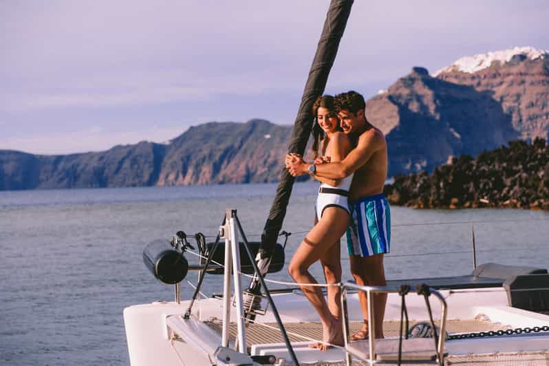 Santorini: Private Catamaran Tour with BBQ Meal and Drinks - Key Points Before You Book