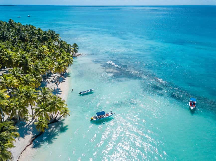 Saona Exclusive Catamaran – Small Group Experience - Leaving Bayahibe for Saona Island