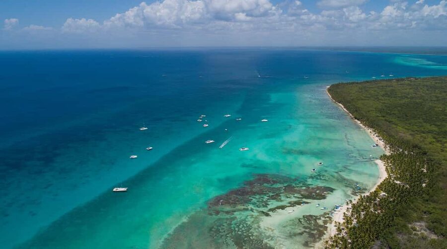 Saona Island Comfort Experience by Catamaran - The first 40 minutes in the water