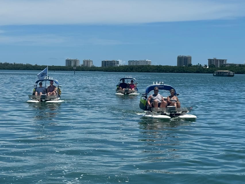 Sarasota: Island Adventures & Catamaran Speedboat Tour - Fifty minutes around Lido Key