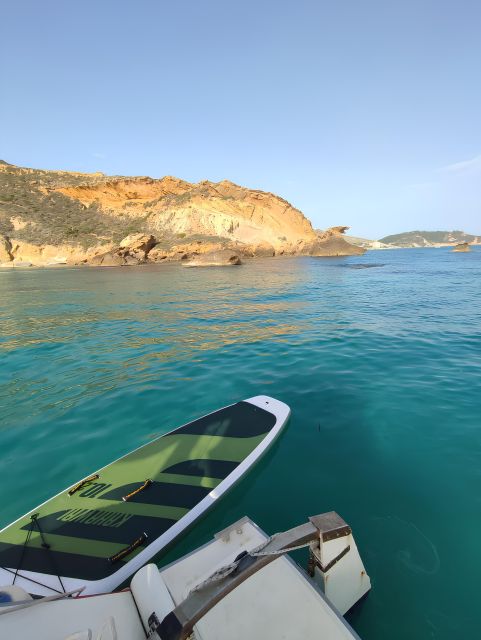 Scala dei Turchi: Catamaran Tour & Aperitif - Cruising Past Capo Rossello and Madonnina Beach