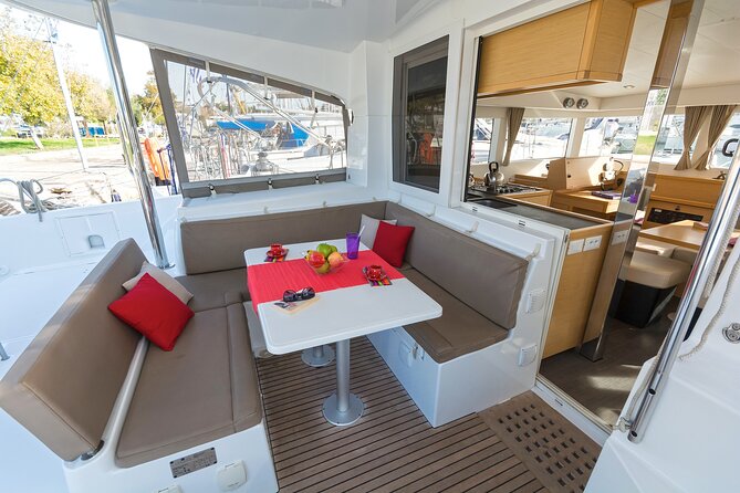 Semi Private Cruise with luxury Catamaran in Delos and Rhenia islands - Passing Delos without entering the ruins