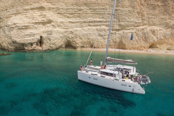 Shared Catamaran All inclusive-Day Cruise to Naxos or Paros - Booking, weather, and practical details