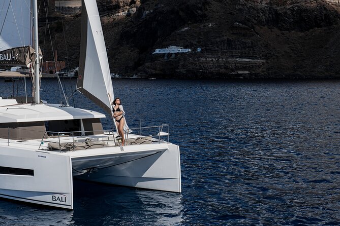 Shared Catamaran Half Day Cruise in Santorini - Why seeing Santorini by catamaran matters
