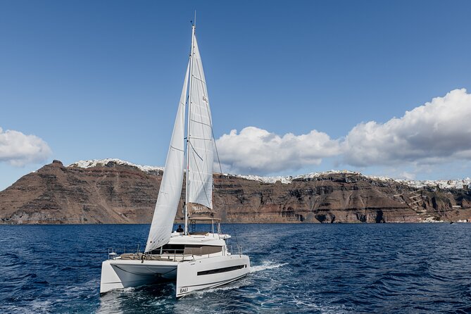 Shared Catamaran Half Day Cruise in Santorini - How private does a shared catamaran feel?