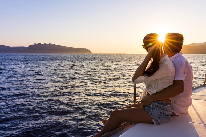 Shared Catamaran Romantic Sunset Cruise from Santorini via Volcano - What the $235.83 price actually covers