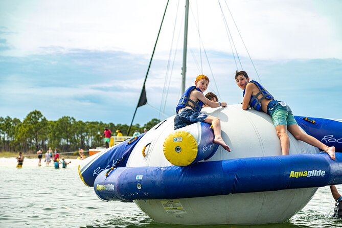 Shell Island Inflatable Adventure Park & Dolphin Sightseeing Tour - The ride through Grand Lagoon to Shell Island