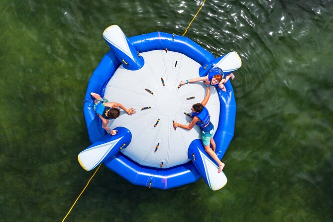 Shell Island Inflatable Adventure Park & Dolphin Sightseeing Tour - A comfortable boat for the quieter moments