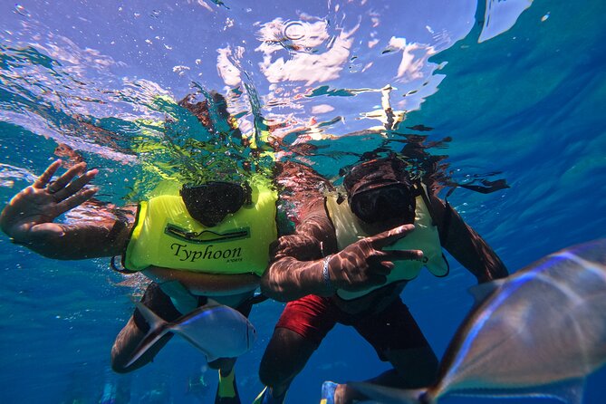 Short Excursion 4-Hour Party Catamaran and Snorkeling - A party catamaran with a slide and music