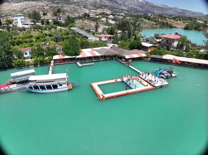 Side: Guided Tour and Electric Catamaran Cruise, Waterfall - Gözleme, a Village House, and a Note of Caution