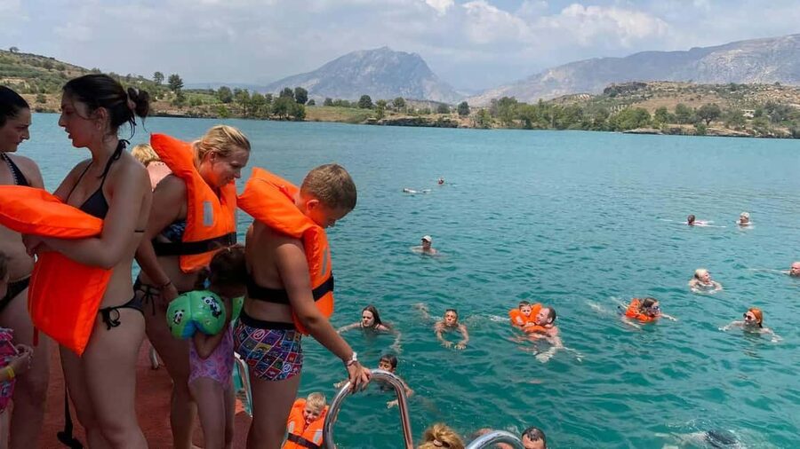 Side: Guided Tour and Electric Catamaran Cruise, Waterfall - The Central Mosque Complex in Manavgat