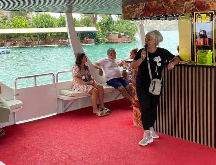 Side: Guided Tour and Electric Catamaran Cruise, Waterfall - Morning at Manavgat Waterfall and the Orange Groves