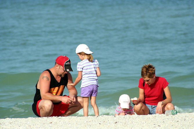 Sightseeing and Sunset Catamaran Sailing Excursion - The daytime beach stop for swimming and shells