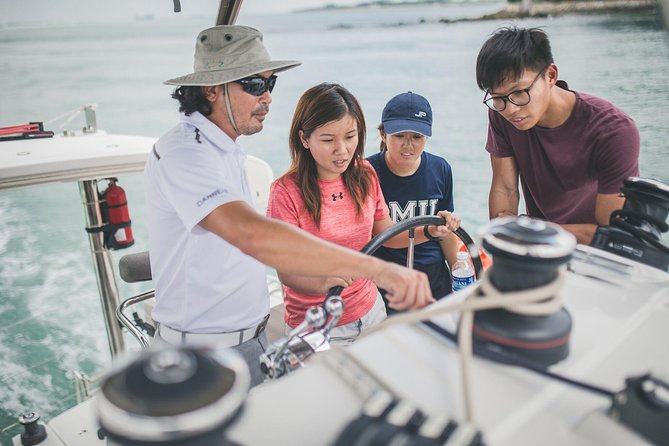 Singapore Sunset and Moring Cruise On A Luxury Catamaran - St John’s Island and its rustic pause