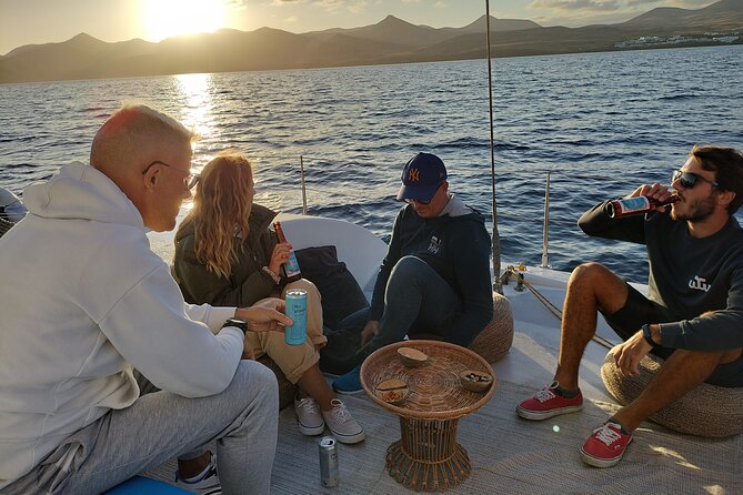 Small Group Dolphin Sunset Tour on Electric Catamaran Lanzarote - The coastline from Playa Quemada to the Femés mountains