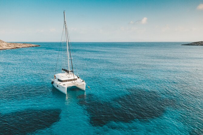 Small Group Santorini Catamaran Cruise with BBQ - Key details at a glance