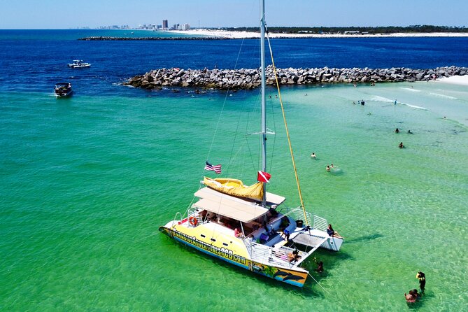 Snorkel & Dolphin Sightseeing Tour Aboard the Footloose - A three-hour plan built around Shell Island