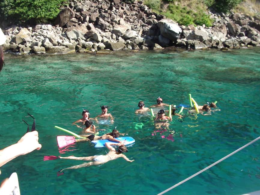 St. Kitts Full-Day Catamaran Cruise to Nevis - The snorkeling stop depends on the day