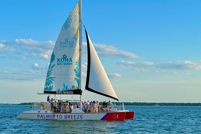 Sunday Mimosa Bar Catamaran Sail with Mini Brunch Bites - Charleston’s skyline comes first